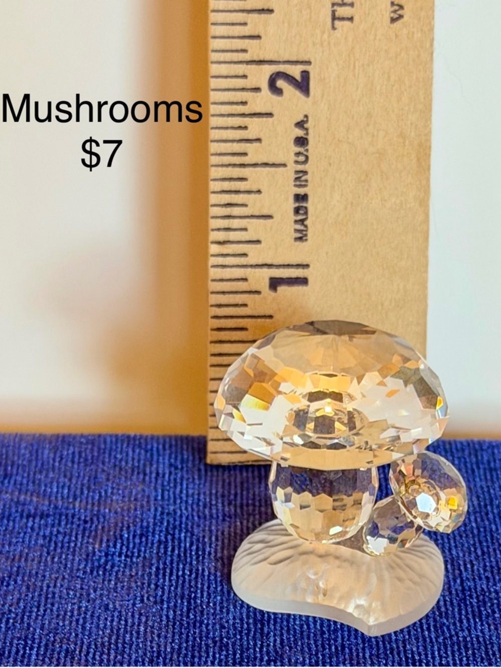 Swarovski mushrooms